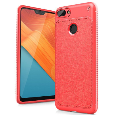 

MOONCASE Samsung Galaxy A6 2018 Gentleman Series TPU-Red
