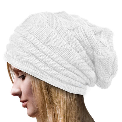 

Womens Winter Beanie Knit Crochet Ski Hat Oversized Cap Hat Warm