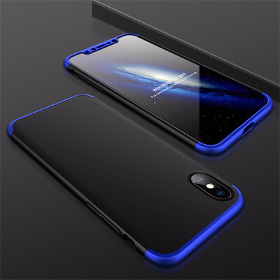 

Goowiiz Phone Case For Iphone 55s66s Fashion Color collision 360 Degree Coverage PC Full Protection