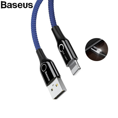 

Baseus Intelligent Power off USB Cable for iphone XS XR XS Max 8 7 7P 6 24 A Fast charging&data Transfer