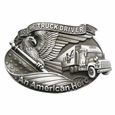 

New Vintage Hero Road Truck Driver Belt Buckle Gurtelschnalle Boucle de ceinture