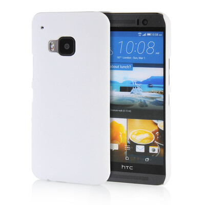 

MOONCASE Hard Rubberized Rubber Coating Devise Back ЧЕХОЛ ДЛЯ HTC One M9 White
