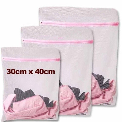 

10PCS Zippered Mesh Laundry Wash Bags Foldable Delicates Lingerie Bra Socks Underwear Washing Machine Clothes Protection Net