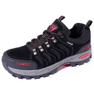

Camel outdoor CAMEL outdoor hiking shoes couple non-slip shock absorber shoes wear low walking shoes A832303155 black wine red 43