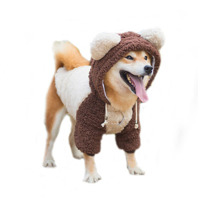 

Huayuan pets hoopet dog clothes large dogs autumn&winter clothing Jinmao Husky Qi Samoyah cotton clothes pets dress