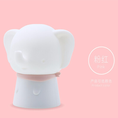 

Elephant Shape Design Colorful Touch Lamp Home