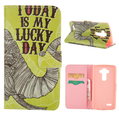 

MOONCASE Case for LG G4 Flip Leather Wallet Card Slot Foldable Stand Feature Case Cover [Pattern series] /a06