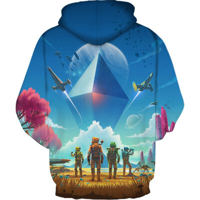 

Mens Hoodie 3D Printed Women Pullover Sweater