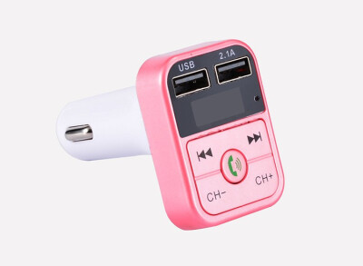 

Car Kit Handsfree Wireless Bluetooth FM Transmitter LCD MP3 Player USB Charger 21A Hands Free Car-styling Accessories