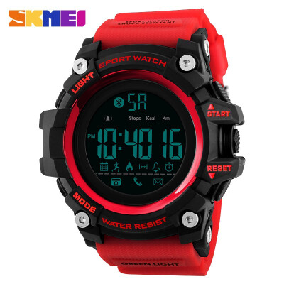 

SKMEI For men smart sports watch Pedometer calories chronograph fashion street sports watch 50 m Waterproof digital watch 1385