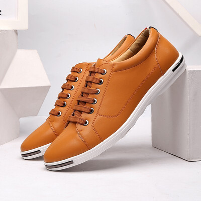 

JUQI Business Men Oxford Genuine Leather Shoes