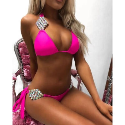 

Sexy Women Bikini Set Bandage Push Up Padded Swimwear Swimsuit Bathing Beachwear