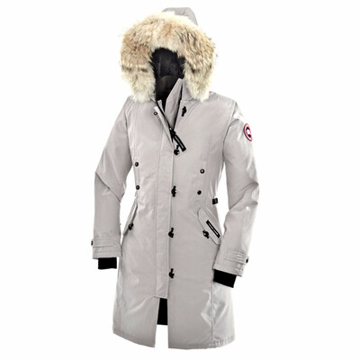 

Women Fashion Overcoat Winter Coat Goose Womens Kensington Parka Goose Down Feather Jacket Coyote Fur Collar for Lady