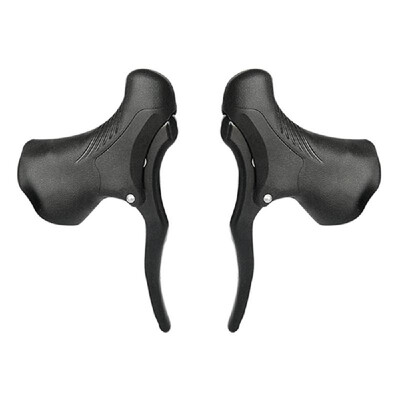 

Lightweight Aluminum Bicycle Brake Handle MTB Mountain Bike Cycling Brake Levers Front & Rear Brake Levers Drop Handlebar Set