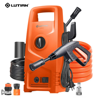 

LUTIAN household car washing machine high pressure 220v portable self-priming electric car wash artifact car supplies brush car pump car wash tools