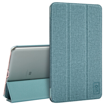 

Youjia millet flat 4plus protective cover 101 inch tablet protective shell light&thin anti-fall tri-fold bracket sleep leather case series elegant blue