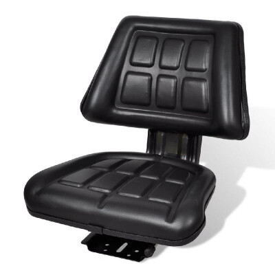 

Tractor Seat with Backrest Black