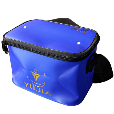 

Tai Yu multi-functional outdoor EVA fishing box live fish plate Taiwan fishing box thickening folding fishing bucket fishing supplies Yujia series 30cm TY2008 orange