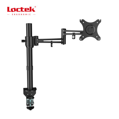 

Loctek D2 Monitor Arm Extension Desk Mount Stands Fits Most 10-27 inches LCD Computer Screens ,22 lbs Clamping supporting, Full Motion swing monitor mounting arm