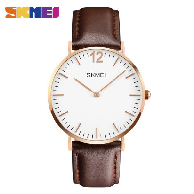 

SKMEI lovers Casual Watches Luxury For Men For Women Fashion Casual Watches 30 m Waterproof Simple Ultra-Slim Design Wrist Watch 1181