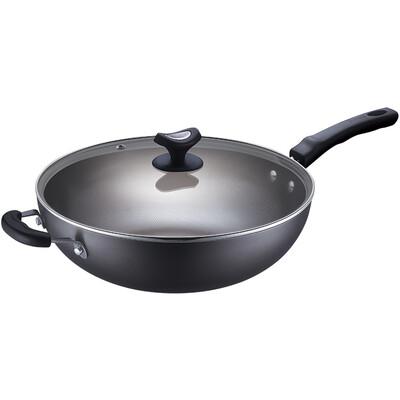 

Jingdong Supermarket Supor 32cm really stainless steel health uncoated stainless steel wok FC32T4