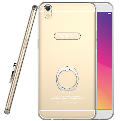 

Cool Lefeng OPPO r9plus phone shell creative metal buckle cover bracket shatter-resistant shell for OPPO R9 PLUS gold