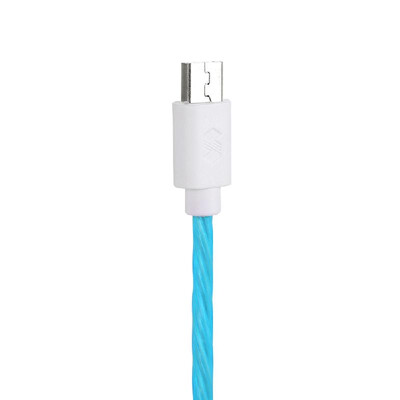 

USB Cable 3ft Fast Charging Cables Wire with LED Flashlight Visible Glow Flowing Date Cord for iPhone