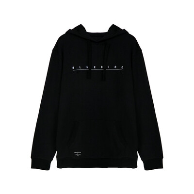 

Intercrew sweater female 2018 autumn new Korean fashion casual printing lovers wear hooded sweater ITS3TH32A black 100XL