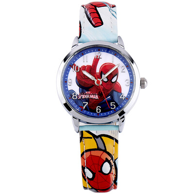 

Disney children's watch primary school boy boy quartz watch boy cool spider man watch 81034R