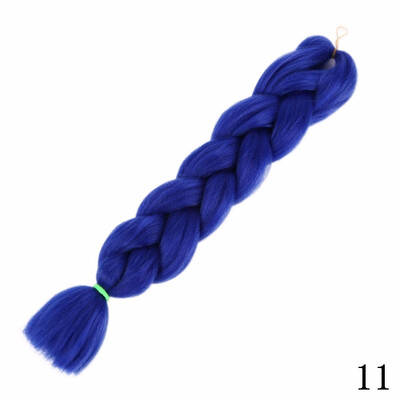 

Synthetic Braiding Hair Extension 24" 100gpack Crotchet Braids 24 Colors Heat Resistant Wigs For Women Pink Blonde Jumbo Braids