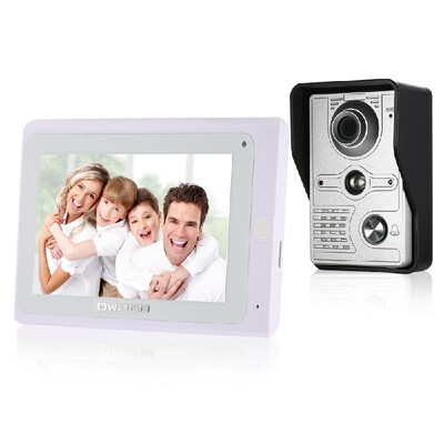 

OWSOO 7 inch Wired Video Doorbell Wifi Indoor Monitor with IR-CUT Rainproof Outdoor Camera Visual Intercom Two-way Audio with Snap