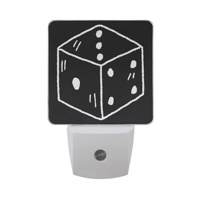 

ALAZA LED Night Light With Smart Dusk To Dawn SensorDoodle Dice Plug In Night Light
