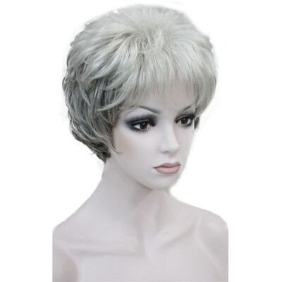 

StrongBeauty Short Layered Dark AuburnThick Full Synthetic Wig Womens Wigs COLOUR CHOICES