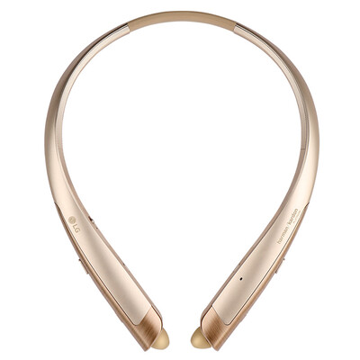 

LG HBS-1100 Bluetooth Headset Sports Headset Phone Headset Collar In-Ear Harman Kardon Audio Technology Callable Gold