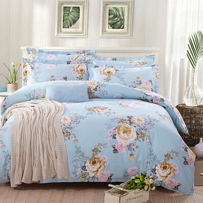 

SHENGWEI cotton bed set/bed kit (duvet cover/fitted sheet/pillow case