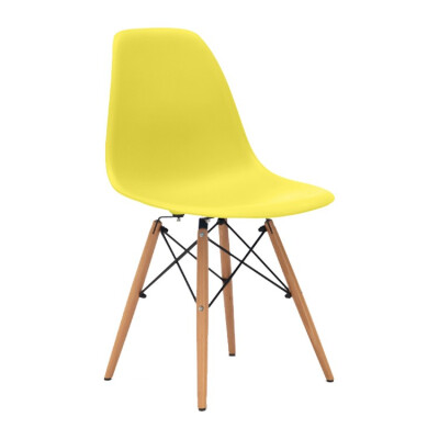 

Restaurant used plastic dining room chair with wood legs