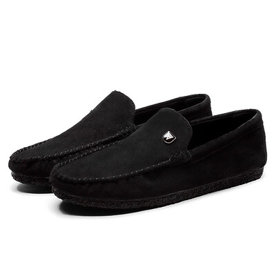 

Peas shoes men 2018 leather new Korean version of the wild personality tide mens fashion casual shoes breathable summer mens sho