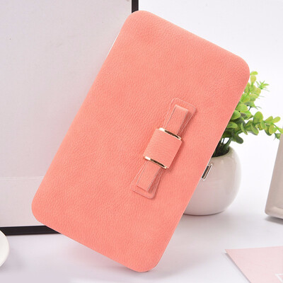 

Korean fashion ladies long wallet lovely bow tie mobile phone bag student handbag