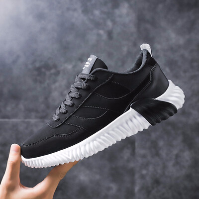 

Fashion Men Sneakers Light Running Shoes Male Sports Shoes Leather Breathable Masculino Jogging Shoes Zapatillas Hombre Deportiva