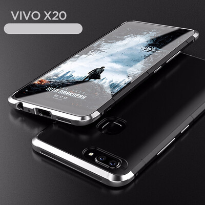 

Goowiiz Phone Case For VIVO X9X9IX20X20 Plus Luxury 3 in1 Metal PC Hard Hybrid Slim Back Case Full Protection
