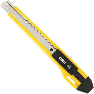 

Elite deli 2031 trumpet with metal sheathed utility knife color random