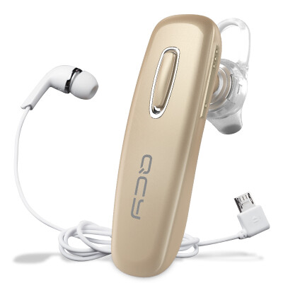 

QCY J02S business Bluetooth headset Bluetooth 4.1 wireless headset universal ear type of local gold