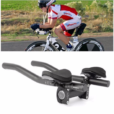 

MTB Road Bike Mountain Bike Triathlon Handlebar Cycling Race Bicycle Rest Handlebar Separated 2pcs Pipe Rest Aluminum Alloy