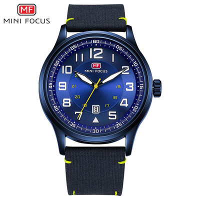 

MINI FOCUS Fashion Casual Nylon Strap Men Quartz Watch MF0166G