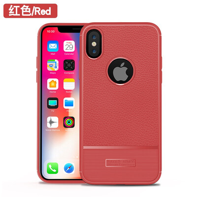 

Fivice iphone X case luxury silicone anti-fall lychee protective cover
