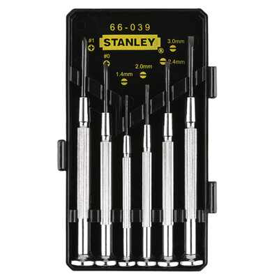 

Stanley Screwdriver Set Precision 6 Piece 66-052