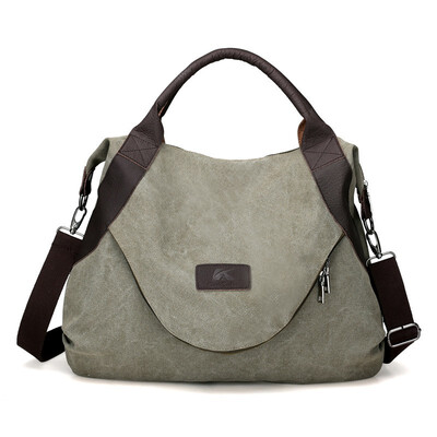 

Autumn New Large Capacity Single Shoulder Slanting Bag Cross Bag Vintage Canvas Bag European And American Style Postman Bag