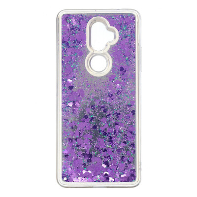 

Fecoprior Back Cover For Alcatel 3V 5099 Case Mirror Glitter Liquid Quicksand Shining Dynamic Fundas Coque Celulars Capa