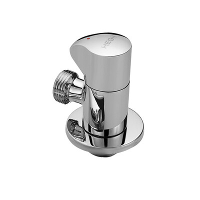 

Hengjie HEGII toilet triangle valve eight-word valve water heater copper hot&cold water universal water stop valve HMA012 red all copper red standard angle valve hot