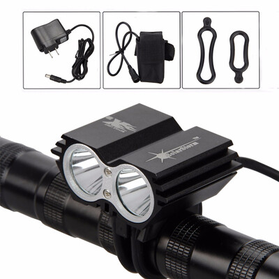 

SolarStorm X2 Bicycle Light 7000Lumens 2x XM- T6 Led Cycling Headlight Bike Front Light Bicycle Headlamp TorchChargerBattery